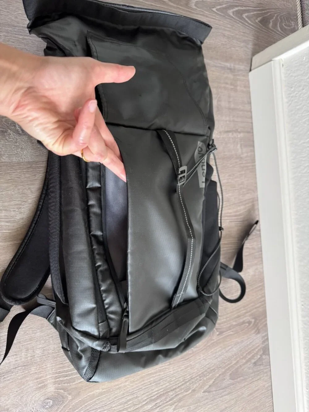Lenovo Waterproof Laptop Padded Pocket Backpack | Black